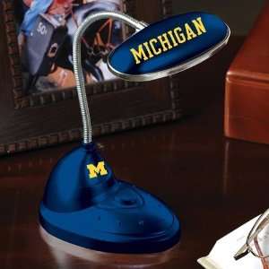    Michigan Wolverines Navy Blue LED Desk Lamp