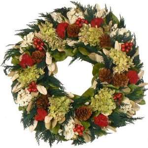    New Christmas Holiday Fields 16 Round Wreath