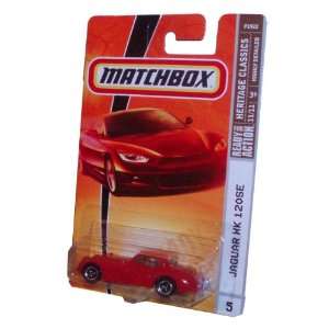   Metal Car # 5   Red Classic Sports Coupe Jaguar XK 120SE Toys & Games