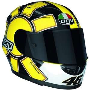 AGV Gothic XR 2 On Road Motorcycle Helmet w/ Free B&F Heart Sticker 