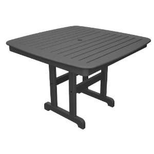  Trex Outdoor Yacht Club 44 Dining Table in Stepping Stone 