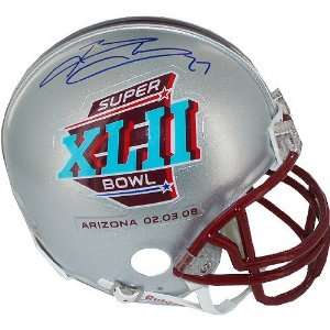 Brandon Jacobs New York Giants Autographed SB XLII Replica Mini Helmet 
