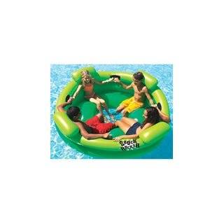    Inflatable Island Swimming Pool Floating Raft Toys & Games