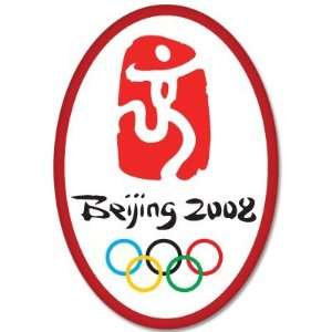  Beijing 2008 Olympic Games bumper sticker decal 3 x 5 