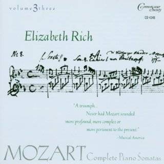 15. Mozart Complete Piano Sonatas Violumn 3 by Elizabeth Rich