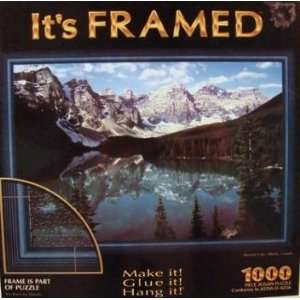  Framed Moraine Lake Alberta Canada 1000pc Set Puzzle Toys & Games