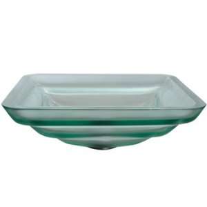  Kraus Oceania Square Frosted Glass Sink GVS 930FR 19mm 18 
