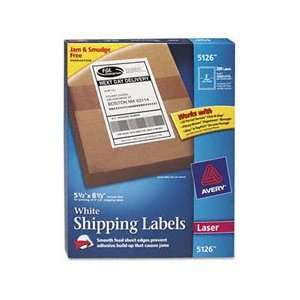  Avery® AVE 5126 SHIPPING LABELS WITH TRUEBLOCK TECHNOLOGY 
