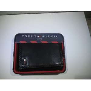  Mens Tommy Hilfiger Wallet Passcase Black Everything 