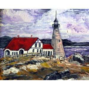 Nova Scotia Lighthouse on Gloss Paper 