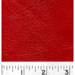 4648 Wide LEATHER LOOK   RED Fabric By The Yard Arts 