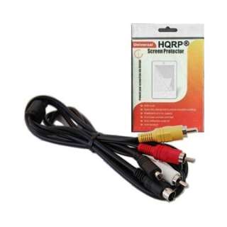  HQRP AV Audio Video Cable / Cord compatible with SONY Handycam 