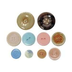  Idea Ology Accoutrements 10/Pkg Shabby Buttons