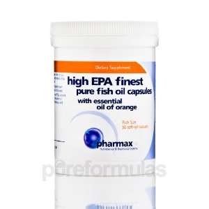  Pharmax High EPA Finest Pure Fish Oil 90 Capsules Health 