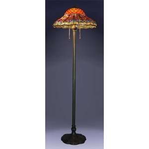  Peacock Tiffany Floor Lamp
