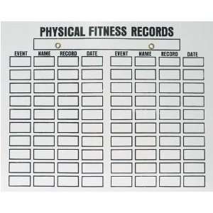   Scheduling Boards   Physical Fitness Records   Book