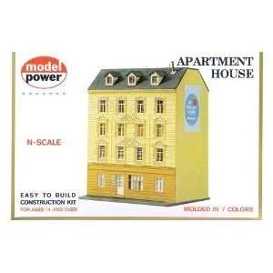    Apartment House Building Kit N Scale Model Power Toys & Games