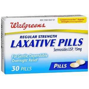   Unflavored Laxative Pills, 30 ea Health 