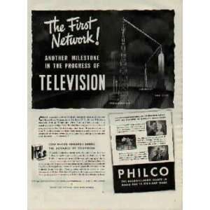  The First Network Another Milestone In The Progress Of Television 
