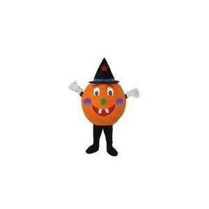  Pumpkin Halloween Adult Mascot Costume 