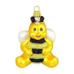  Bumble Bee Glass Ornament