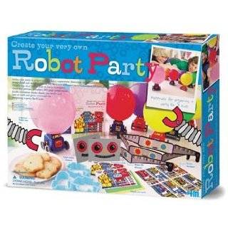 Toysmith Create Your Own Robot Party 4M Kit