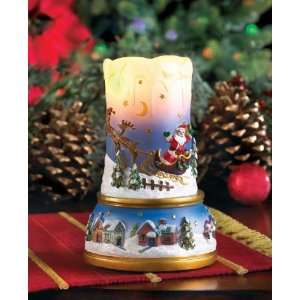  Christmas Scenic Flameless Candle