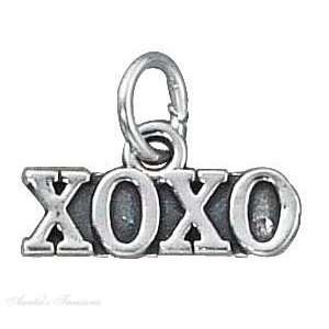  Sterling Silver XOXO Hugs Kisses Charm Jewelry