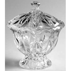   (Giftware) Candy Dish with Lid, Crystal Tableware
