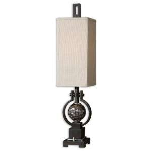 Uttermost 32 Inch Odin Lamp In Oil Rubbed Bronze Metal Surrounding A 