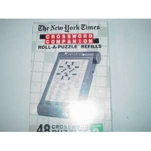  New York Times Crossword Companion Roll A Puzzle Refill 48 Crossword 