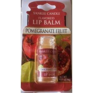  Yankee Candle Pomegranate Fruit Flavored Lip Balm 