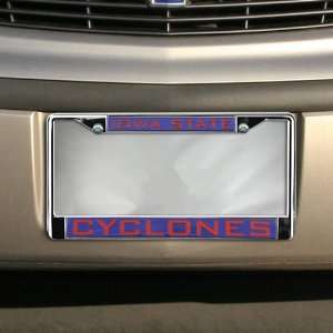  NCAA Iowa State Cyclones Chrome License Plate Frame 