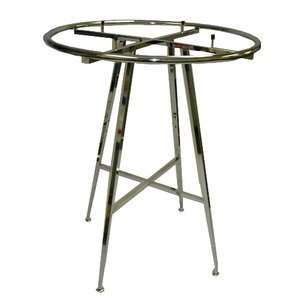  36 Inch Folding Round Rack, Chrome