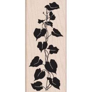   Mounted Rubber Stamp Silhouette Ivy By The Each Arts, Crafts & Sewing