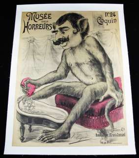   HORREURS ANTIQUE POSTER DREYFUS AFFAIR ANTISEMETIC FRENCH 1899 RAREST