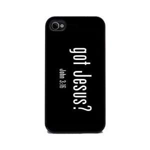   Got Jesus? John 316   iPhone 4 or 4s Cover Cell Phones & Accessories