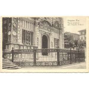 1920s Vintage Postcard New Gate of the Colleoni Chapel Bergamo Italy