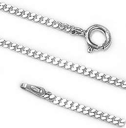 925 Sterling Silver CURB Link BRACELET   All Lengths Available   J223