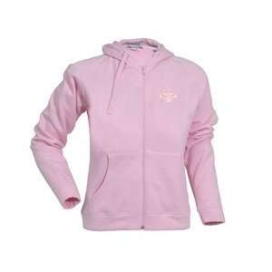   Youth Girls Lucky Zip Front Hoody by Antigua   Pink Small Sports