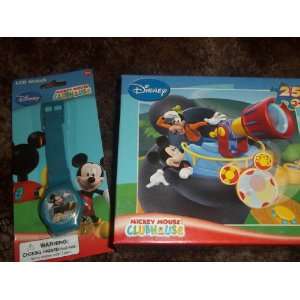 Mickey Mouse Watch and Puzzle