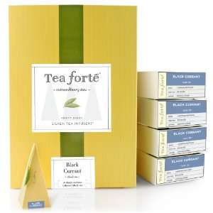 Tea Forte Event Box   48 Silken Pyramid Infusers   Black Currant 