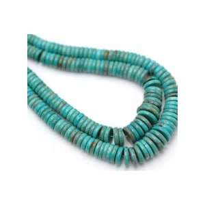 Natural Turquoise Graduated Heishi Beads 4x2mm 10x2mm
