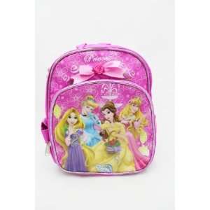Disney Princess Pink School 10 Mini Backpack Bag   Tangled Rapunzel 