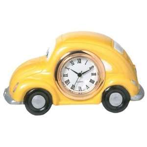  Yellow Bug Beetle Mini Clock