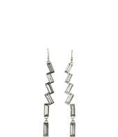 BCBGeneration   Armed For Party Silver Stone Linear Earrings