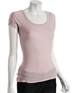 American Apparel faded pink cotton scoop back t shirt   up to 