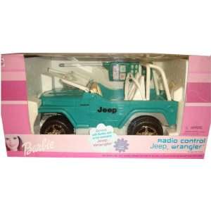  Barbie Radio Control JEEP WRANGLER Vehicle with Working 