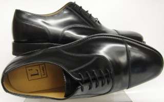 loake 200 black polished leather shoe goodyear welted leather soles 