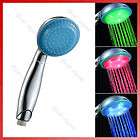 Romantic 3 Colors LED Light Bathroom Shower Head RGB  